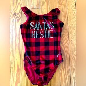 Child XL Destira holiday leotard